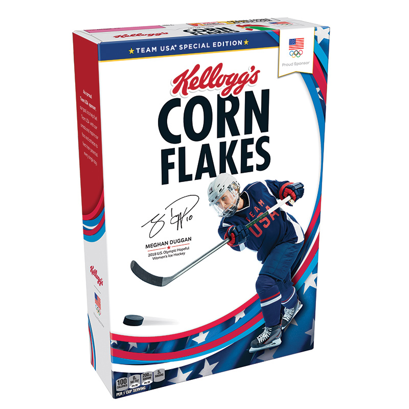 Meghan Duggan Cereal box